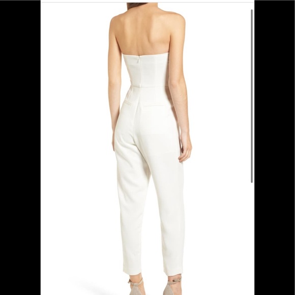 NWT! Line & Dot Marais Jumpsuit White - Picture 5 of 6